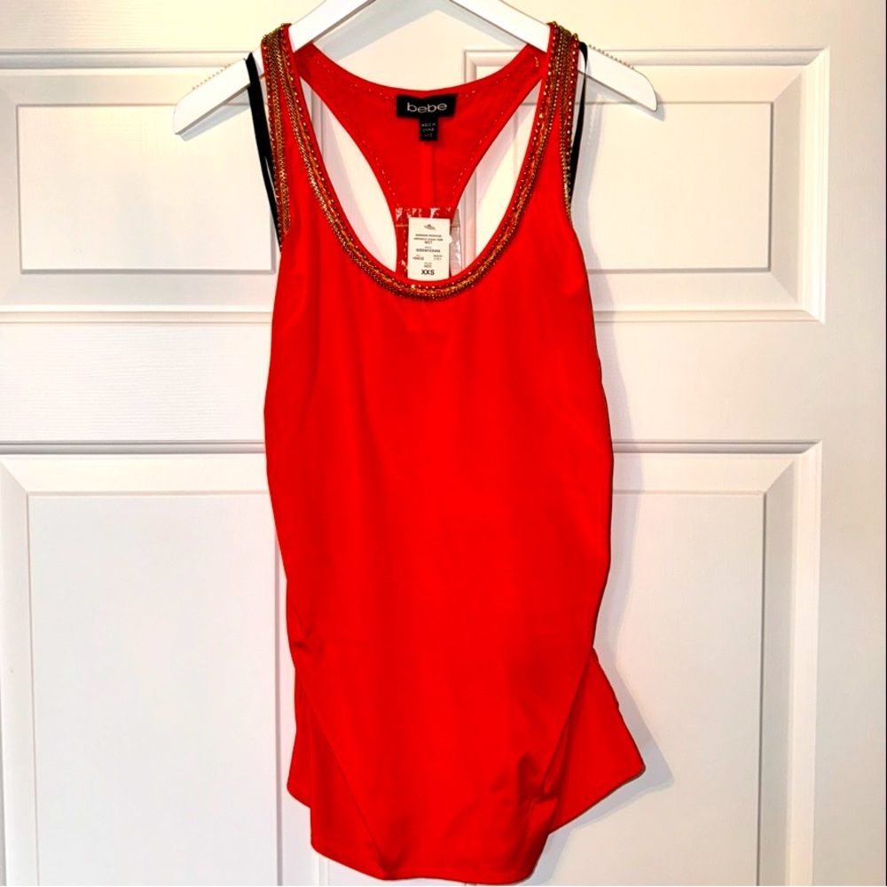 NWT Bebe Warrior Princess Veronica Chain Tank